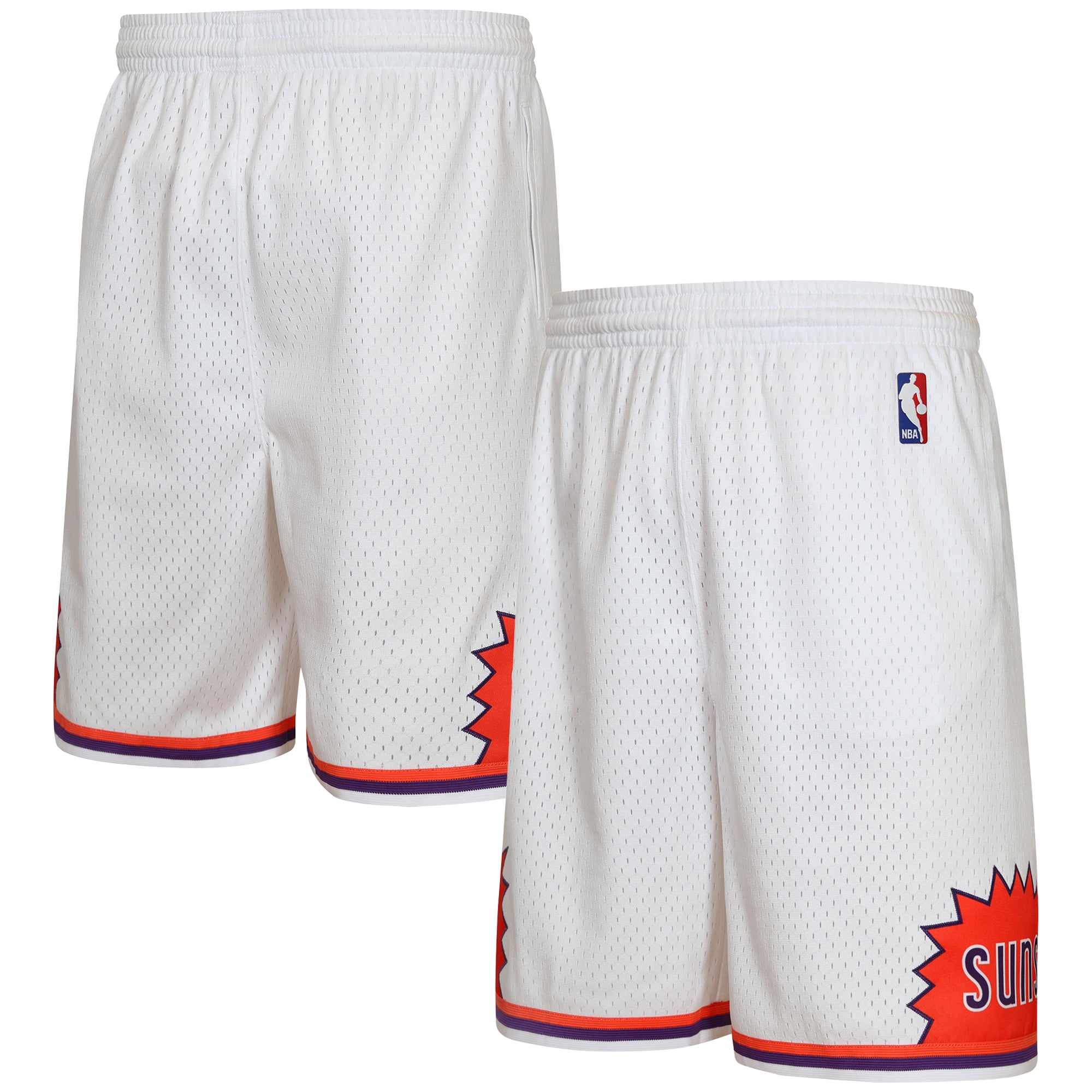 Short Swingman blanc pour jeunes Mitchell & Ness Phoenix Suns